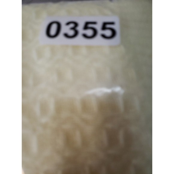 Vintage Cradlecraft Fringed Baby Blanket Yellow Pastels Made in Spain 40" x 44" - Picture 4 of 4